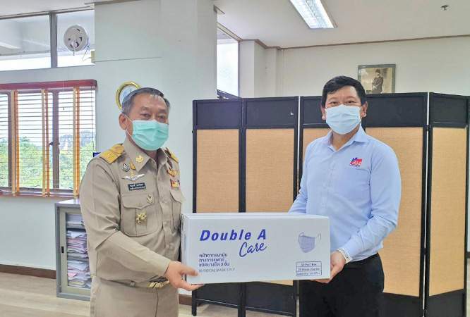 304 Industrial Park donates masks to government agencies to help prevent the spread of COVID-19