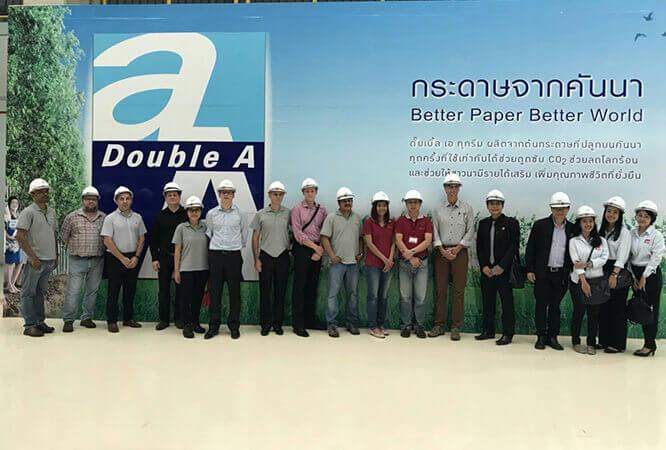 304 Industrial Park join the activity to visit Double A factory
