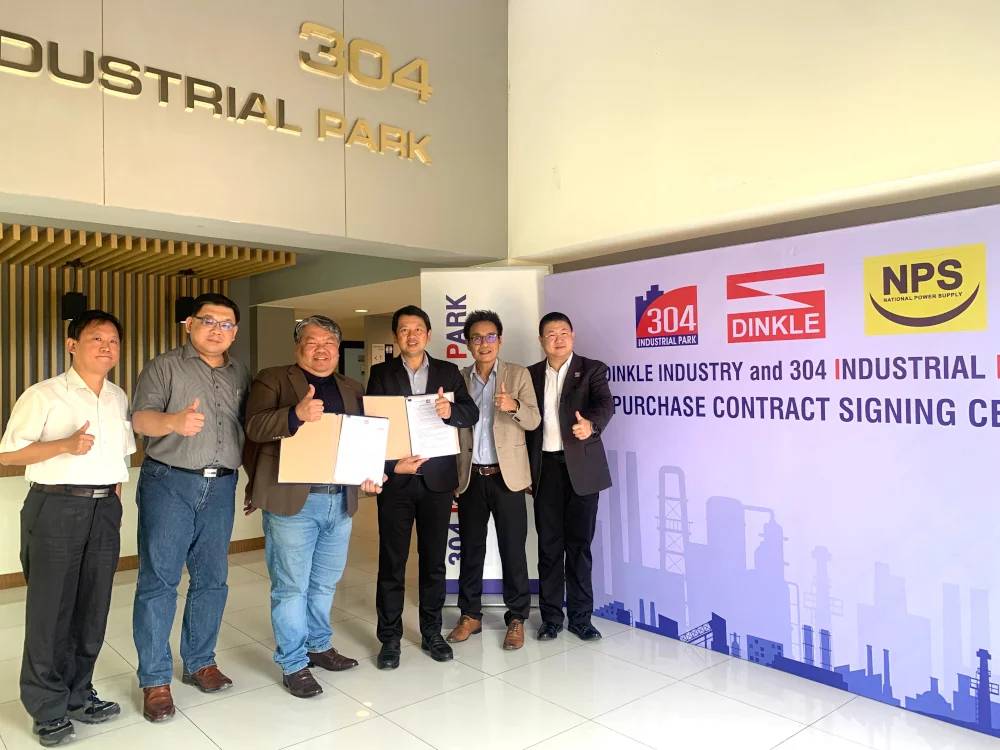 304 Industrial Park signing Ceremony of the Land Reservation Agreement with Dinkle Industry (Thailand) Co.,Ltd.