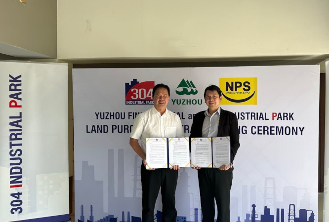 304 Industrial Park Signs Land Purchase Agreement with Yuzhou Fine Chemical (Thailand) Co., Ltd.